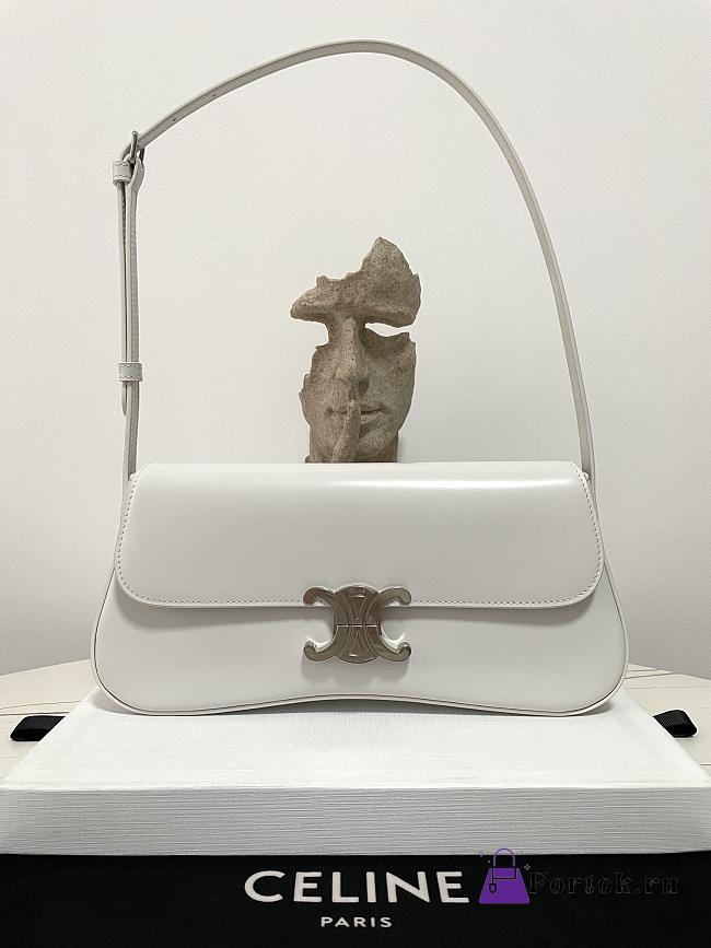 Fortok Celine Lola Bag White 115533 28×12×5cm - 1