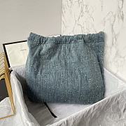 Fortok Chanel Bag Denim Blue 35x37x8cm - 5