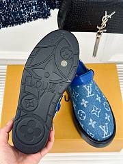 Fortok Louis Vuitton Birkenstock Slippers Denim - 4