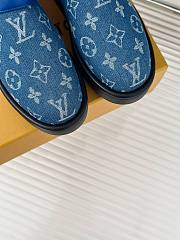 Fortok Louis Vuitton Birkenstock Slippers Denim - 3