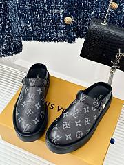 Fortok Louis Vuitton Birkenstock Slippers Black - 6