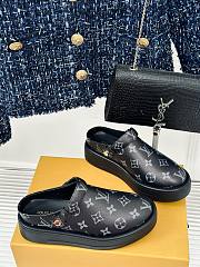 Fortok Louis Vuitton Birkenstock Slippers Black - 3