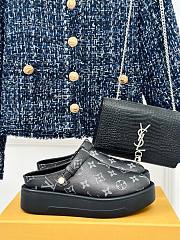 Fortok Louis Vuitton Birkenstock Slippers Black - 2
