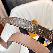 Fortok Louis Vuitton Edge 25mm Reversible Belt Beige - 4
