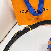 Fortok Louis Vuitton Edge 25mm Reversible Belt Brown and Black - 3