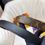 Fortok Louis Vuitton Edge 25mm Reversible Belt Brown and Black - 2
