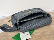 Fortok Bottega Veneta Cobble Shoulder Bag Grey 709418 26x21x9cm - 6