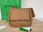 Fortok Bottega Veneta Cobble Shoulder Bag Brown 709418 26x21x9cm - 1