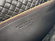 Fortok Bottega Veneta Cobble Shoulder Bag Black 709418 26x21x9cm - 2