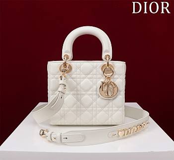 Fortok Dior Lady ABC Bag White 20x16x8cm