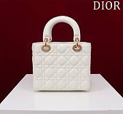 Fortok Dior Lady ABC Bag White 20x16x8cm - 6