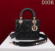 Fortok Dior Lady ABC Bag Black 20x16x8cm - 1