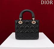 Fortok Dior Lady ABC Bag Black 20x16x8cm - 5