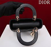 Fortok Dior Lady ABC Bag Black 20x16x8cm - 3