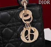 Fortok Dior Lady ABC Bag Black 20x16x8cm - 2