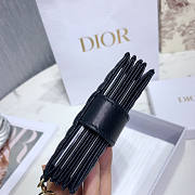 Fortok Dior Lady 5-Gusset Card Holder Black 10.5x6x3cm - 5