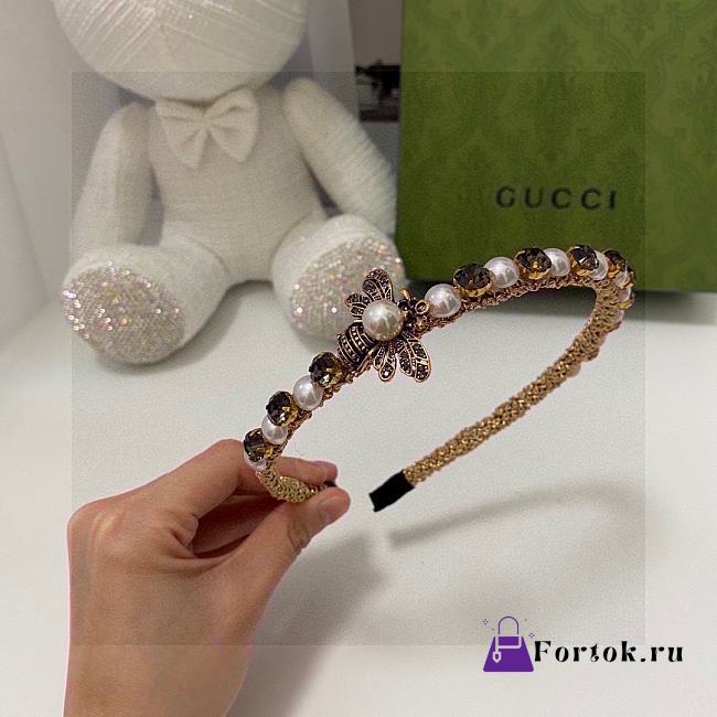 Fortok Gucci Classic GG Bee Headband - 1