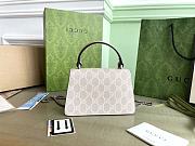 Fortok Gucci Small Dionysus Top Handle Bag Beige & White GG Supreme Canvas G752029 18×12×6cm - 3