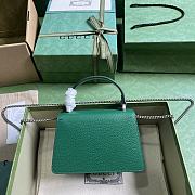 Fortok Gucci Small Dionysus Top Handle Bag Green 752029 18×12×6cm - 3