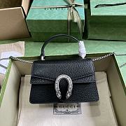 Fortok Gucci Small Dionysus Top Handle Bag Black 752029 18×12×6cm - 1