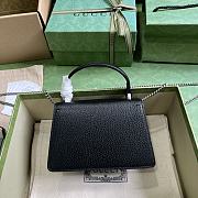 Fortok Gucci Small Dionysus Top Handle Bag Black 752029 18×12×6cm - 3