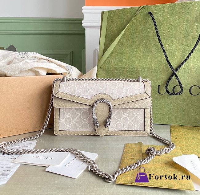 Fortok Gucci Dionysus Small GG Rectangular Bag G499623 25×13.5×7cm - 1