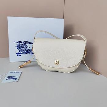 Fortok Burberry Chess Bag Cream 55111 25×6.5×17.5cm