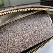 Fortok Gucci Ophidia GG Mini Shoulder Bag Beige & Ebony GG Supreme Canvas 21x16x11cm - 3