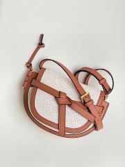 Fortok Loewe Gate Dual Bag Beige & Brown 21x12.5x9cm - 1