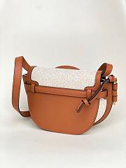 Fortok Loewe Gate Dual Bag Beige & Brown 21x12.5x9cm - 3