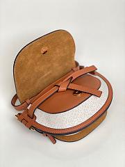Fortok Loewe Gate Dual Bag Beige & Brown 21x12.5x9cm - 6