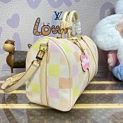 Fortok Louis Vuitton Keepall Bandoulière 50 Bag Peach N40713 50x29x23cm - 5