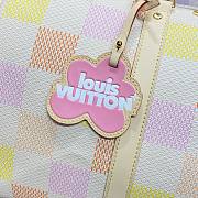 Fortok Louis Vuitton Keepall Bandoulière 50 Bag Peach N40713 50x29x23cm - 3