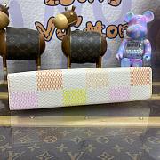 Fortok Louis Vuitton Toilet Pouch Peach N40740 20x25x5.5cm - 4