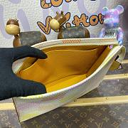 Fortok Louis Vuitton Toilet Pouch Peach N40740 20x25x5.5cm - 3