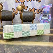 Fortok Louis Vuitton Toilet Pouch Green N40740 20x25x5.5cm - 5