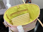 Fortok Louis Vuitton Neverfull MM Bag Peach N40668 31x28x14cm - 6