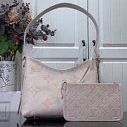 Fortok Louis Vuitton CarryAll PM Bag Cream White and Beige 29x24x12cm - 5