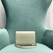 Fortok Saint Laurent Woc Bag White 743050 19x3x11cm - 4