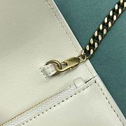 Fortok Saint Laurent Woc Bag White 743050 19x3x11cm - 2
