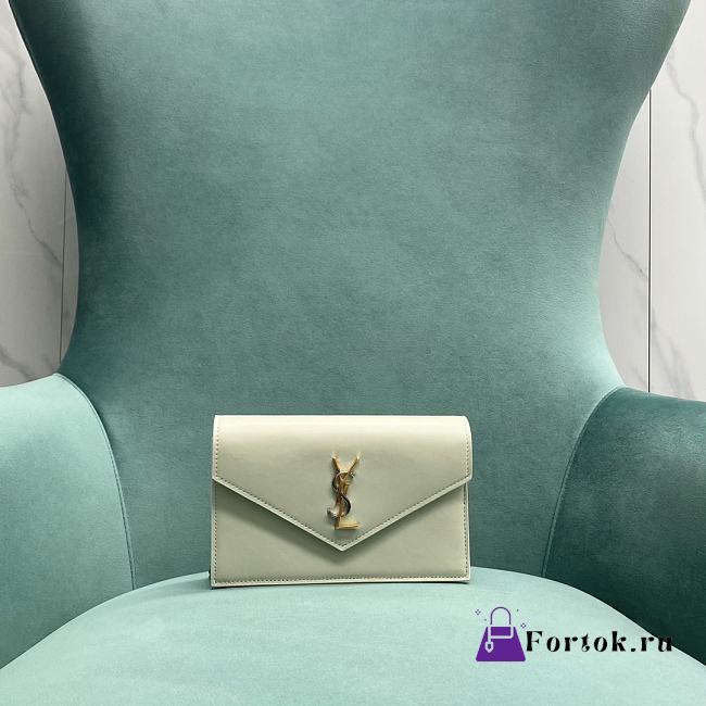 Fortok Saint Laurent Woc Bag White 743050 19x3x11cm - 1