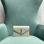 Fortok Saint Laurent Woc Bag White 743050 19x3x11cm - 1