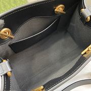 Fortok Gucci GG Marmont Small Tote Bag Black 26.5x18.5x12.5cm - 3