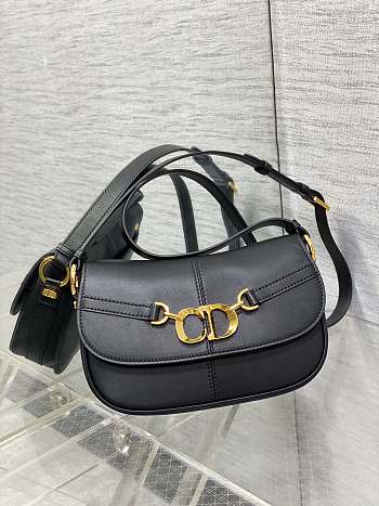 Fortok Dior Small CD Besace Bag Black 24x15x6cm