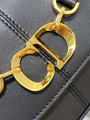 Fortok Dior Small CD Besace Bag Black 24x15x6cm - 2
