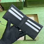 Fortok Gucci Jumbo GG Wallet Black 739475 11x9cm - 6