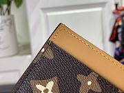 Fortok Louis Vuitton Monogram Craggy Canvas Card Holder Brown M83348 11x7x0.5cm - 5