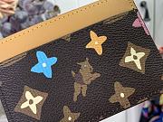 Fortok Louis Vuitton Monogram Craggy Canvas Card Holder Brown M83348 11x7x0.5cm - 2