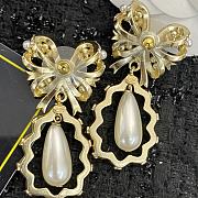 Fortok Chanel Chandelier Drop Pearl Earrings - 2