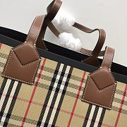 Fortok Burberry London Tote Bag Beige & Brown 51.3x18.5x29cm - 5